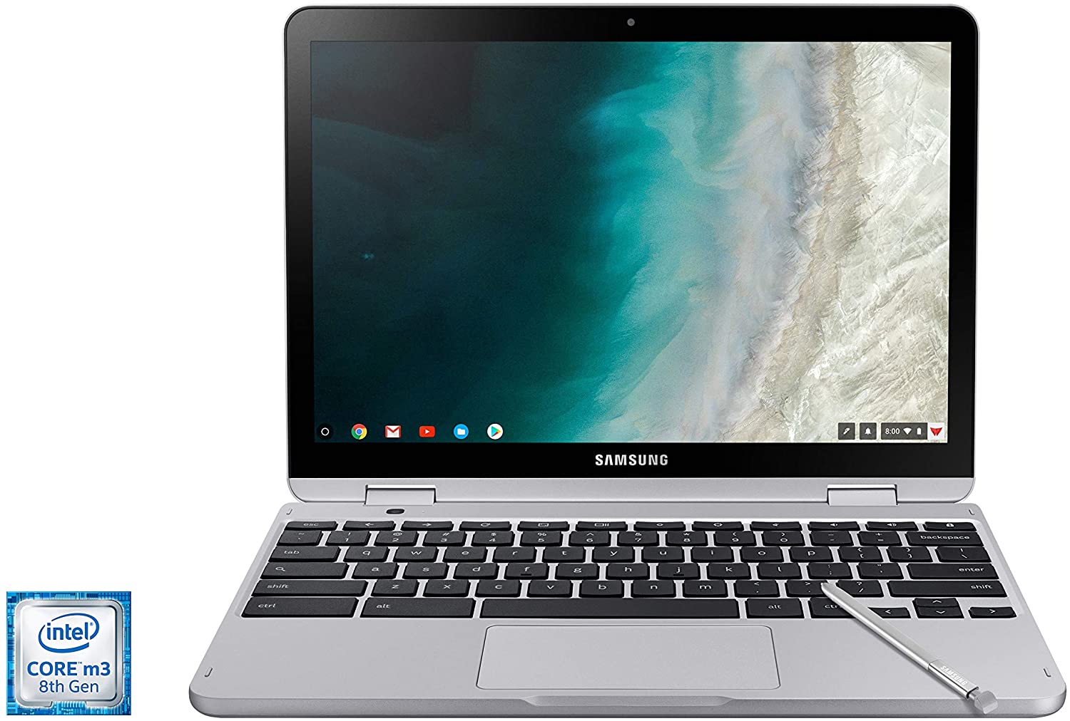 Samsung Chromebook Plus V2, 2-in-1, Intel Core m3, 4GB RAM, 64GB eMMC, 13MP Camera, Chrome OS, 12.2 Samsung Chromebook Plus V2, 2-in-1, Intel Core m3, 4GB RAM, 64GB eMMC, 13MP Camera, Chrome OS, 12.2